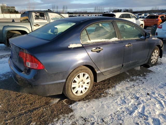 2HGFA16357H038166 - 2007 HONDA CIVIC DX BLUE photo 3