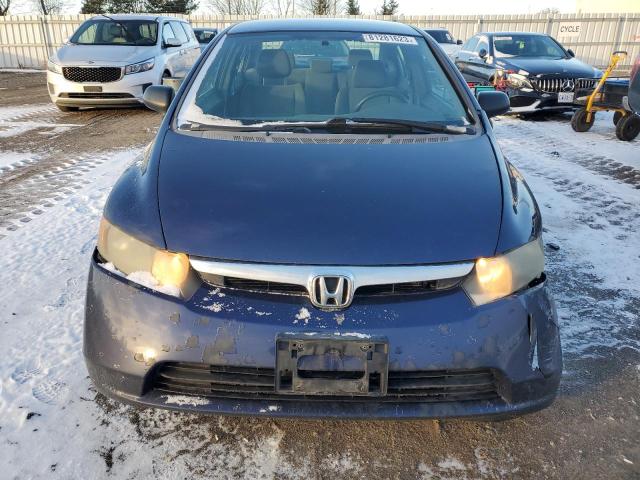 2HGFA16357H038166 - 2007 HONDA CIVIC DX BLUE photo 5