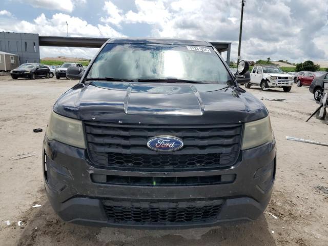 1FM5K8AR3GGC91604 - 2016 FORD EXPLORER POLICE INTERCEPTOR Czarny zdjęcie 5