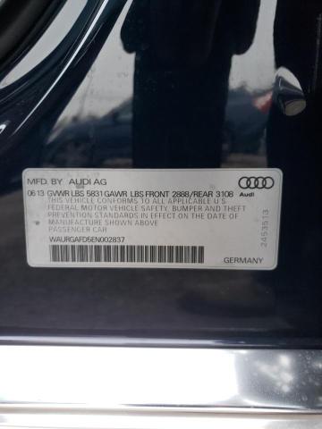 WAURGAFD5EN002837 - 2014 AUDI A8 L QUATTRO BLACK photo 12