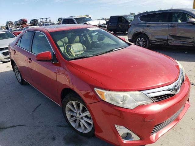 4T4BF1FK2CR250506 - 2012 TOYOTA CAMRY BASE RED photo 4