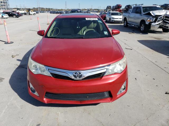4T4BF1FK2CR250506 - 2012 TOYOTA CAMRY BASE RED photo 5