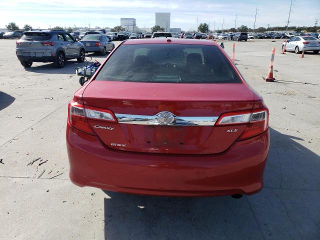 4T4BF1FK2CR250506 - 2012 TOYOTA CAMRY BASE RED photo 6