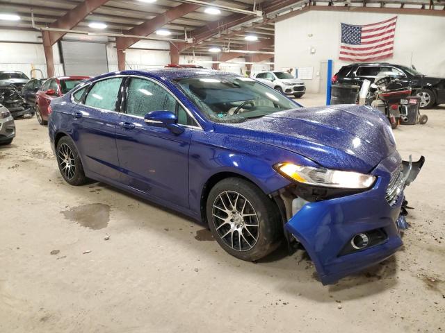 3FA6P0H90DR155202 - 2013 FORD FUSION SE BLUE photo 4