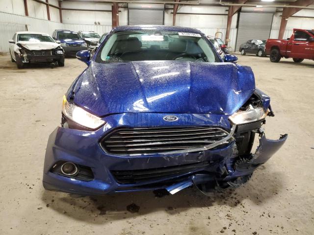 3FA6P0H90DR155202 - 2013 FORD FUSION SE BLUE photo 5