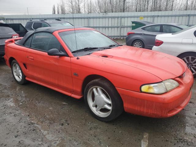 1FALP45T4RF147344 - 1994 FORD MUSTANG GT RED photo 4