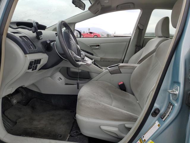 JTDKN3DU6D1683508 - 2013 TOYOTA PRIUS TEAL photo 11