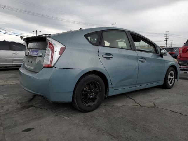 JTDKN3DU6D1683508 - 2013 TOYOTA PRIUS TEAL photo 3