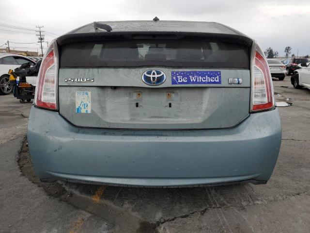 JTDKN3DU6D1683508 - 2013 TOYOTA PRIUS TEAL photo 6