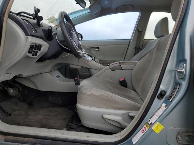 JTDKN3DU6D1683508 - 2013 TOYOTA PRIUS TEAL photo 7