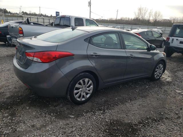 5NPDH4AE9DH161645 - 2013 HYUNDAI ELANTRA GLS GRAY photo 3