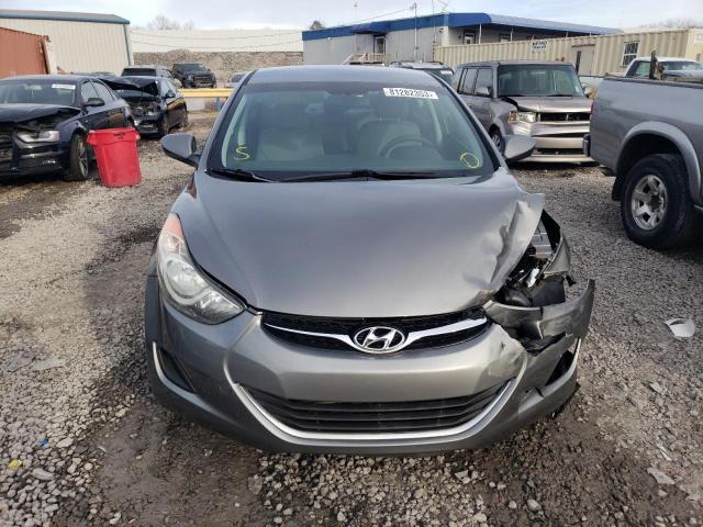 5NPDH4AE9DH161645 - 2013 HYUNDAI ELANTRA GLS GRAY photo 5