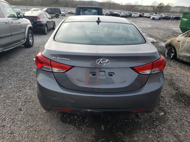 5NPDH4AE9DH161645 - 2013 HYUNDAI ELANTRA GLS GRAY photo 6