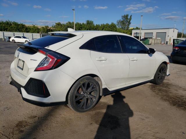 SHHFK7G49JU208949 - 2018 HONDA CIVIC SPORT თეთრი ფოტო 3