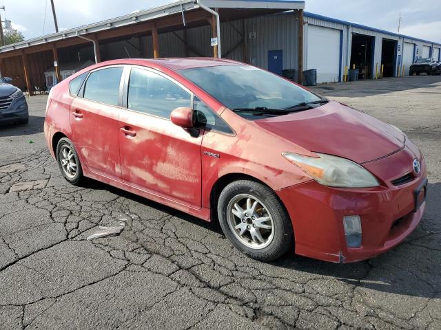 JTDKN3DU4A0041029 - 2010 TOYOTA PRIUS წითელი ფოტო 4