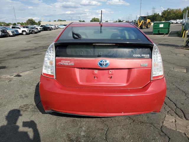 JTDKN3DU4A0041029 - 2010 TOYOTA PRIUS წითელი ფოტო 6