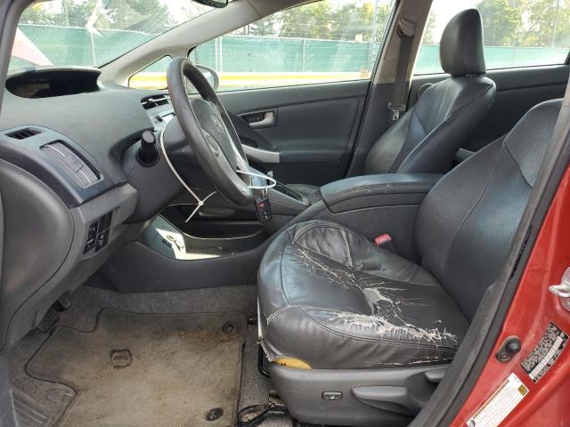 JTDKN3DU4A0041029 - 2010 TOYOTA PRIUS წითელი ფოტო 7