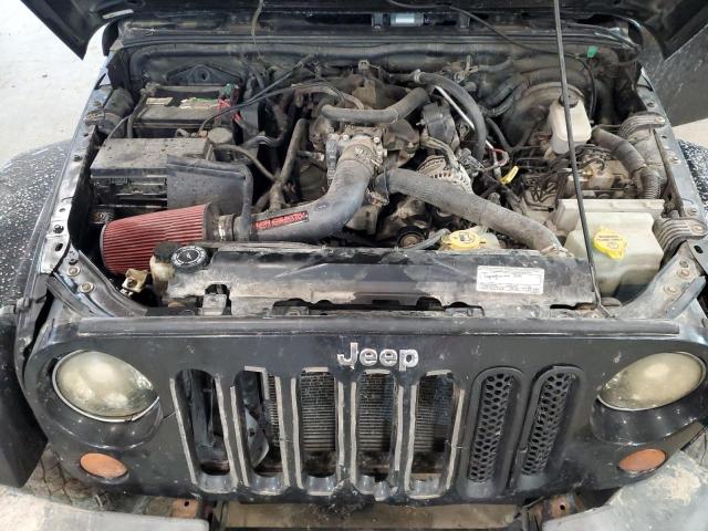 1J4GA59167L208651 - 2007 JEEP WRANGLER SAHARA BLACK photo 11