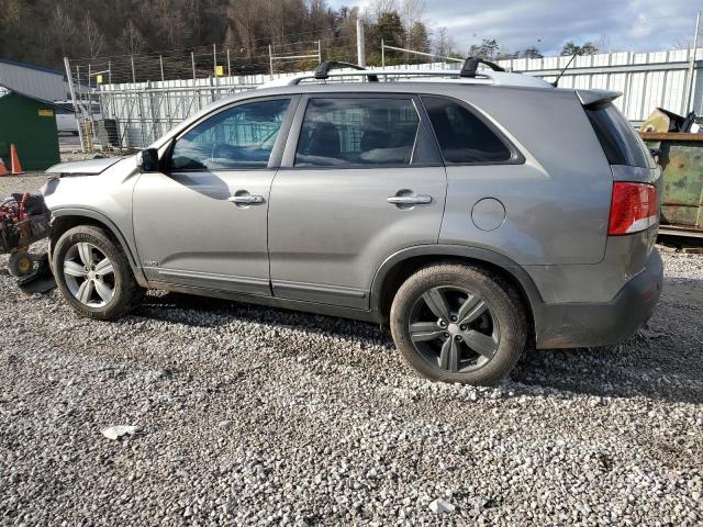 5XYKUDA24DG343236 - 2013 KIA SORENTO EX GRAY photo 2