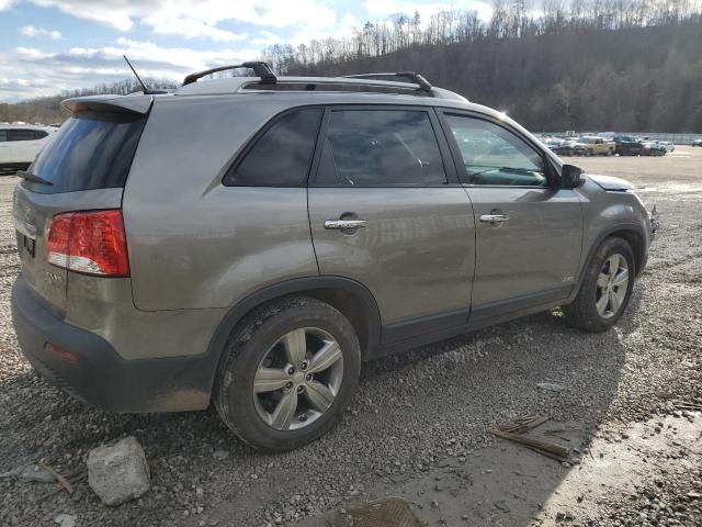 5XYKUDA24DG343236 - 2013 KIA SORENTO EX GRAY photo 3