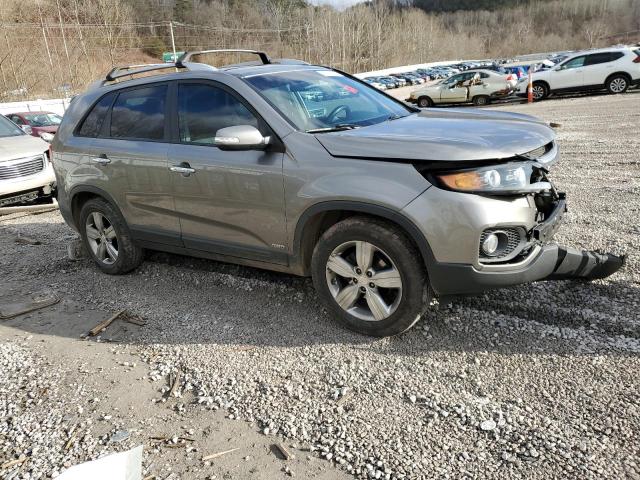 5XYKUDA24DG343236 - 2013 KIA SORENTO EX GRAY photo 4