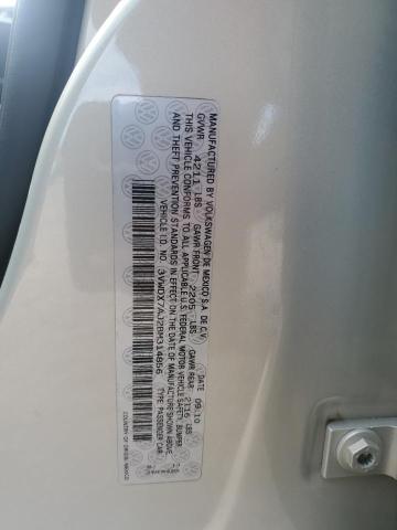 3VWDX7AJ2BM314856 - 2011 VOLKSWAGEN JETTA SE 米色 照片 12