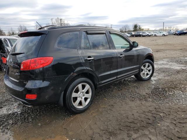 5NMSH13E17H027040 - 2007 HYUNDAI SANTA FE SE BLACK photo 3