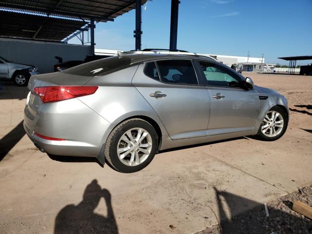 5XXGN4A76DG256716 - 2013 KIA OPTIMA EX GRAY photo 3