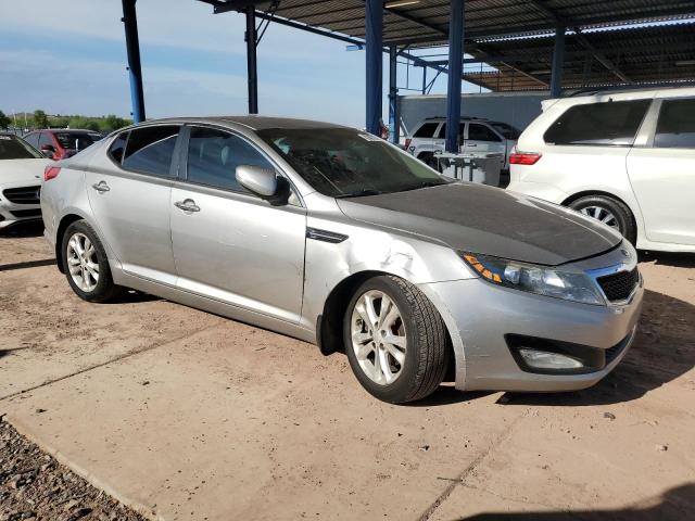 5XXGN4A76DG256716 - 2013 KIA OPTIMA EX GRAY photo 4