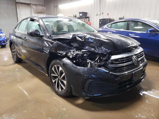 3VWCM7BU4NM004628 - 2022 VOLKSWAGEN JETTA S BLACK photo 4