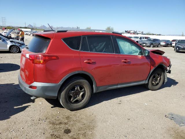 2T3ZFREVXFW136204 - 2015 TOYOTA RAV4 LE RED photo 3