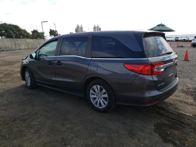 5FNRL6H24JB111502 - 2018 HONDA ODYSSEY LX CHARCOAL photo 2