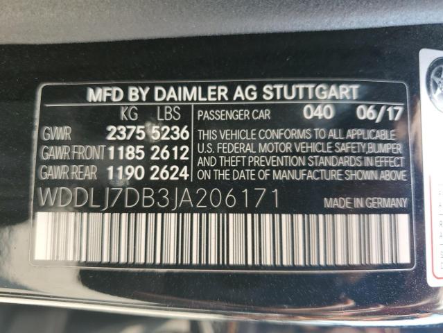 WDDLJ7DB3JA206171 - 2018 MERCEDES-BENZ CLS 550 BLACK photo 13