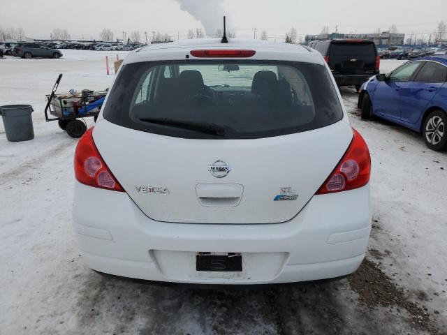 3N1BC1CPXCL376875 - 2012 NISSAN VERSA S WHITE photo 6