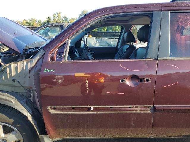 5FNYF4H59BB037240 - 2011 HONDA PILOT EXL ბურგუნდია ფოტო 7