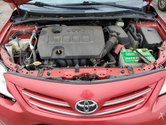 2T1BU4EE7DC997406 - 2013 TOYOTA COROLLA BASE 红色 照片 11