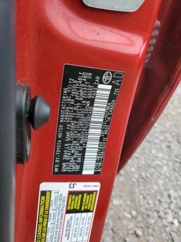 2T1BU4EE7DC997406 - 2013 TOYOTA COROLLA BASE 红色 照片 12