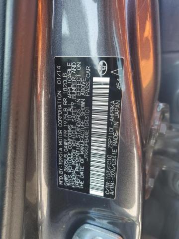 JTKKUPB4XE1043101 - 2014 TOYOTA SCION XD GRAY photo 12