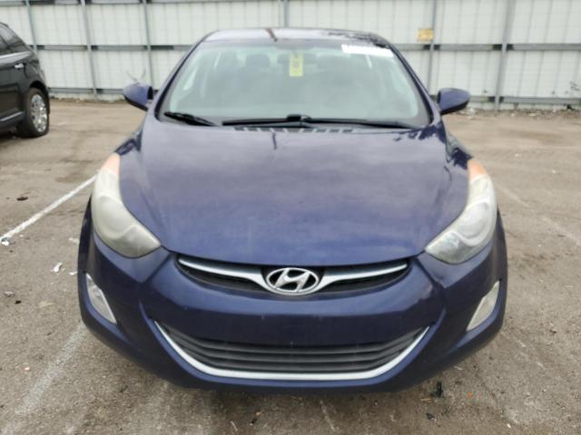 5NPDH4AE6DH217198 - 2013 HYUNDAI ELANTRA GLS BLUE photo 5