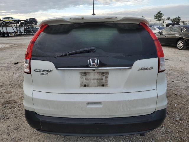 5J6RM4H75EL113642 - 2014 HONDA CR-V EXL WHITE photo 6