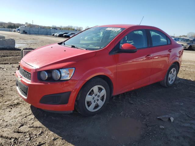 1G1JA5SH9F4145498 - 2015 CHEVROLET SONIC LS RED photo 1