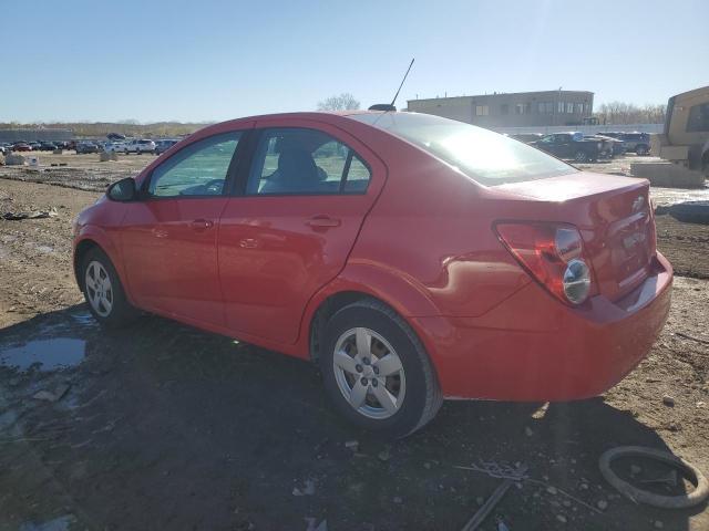 1G1JA5SH9F4145498 - 2015 CHEVROLET SONIC LS RED photo 2