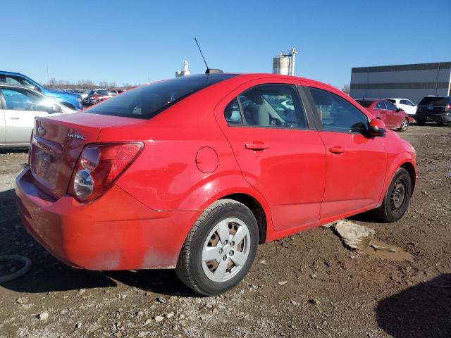 1G1JA5SH9F4145498 - 2015 CHEVROLET SONIC LS RED photo 3