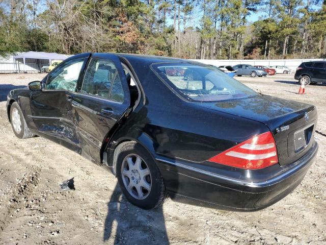 WDBNG75J4YA100909 - 2000 MERCEDES-BENZ S 500 BLACK photo 2