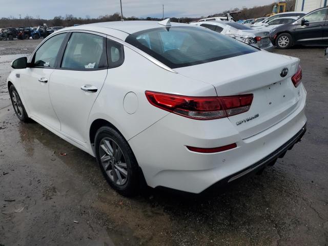 5XXGT4L31KG295906 - 2019 KIA OPTIMA LX WHITE photo 2