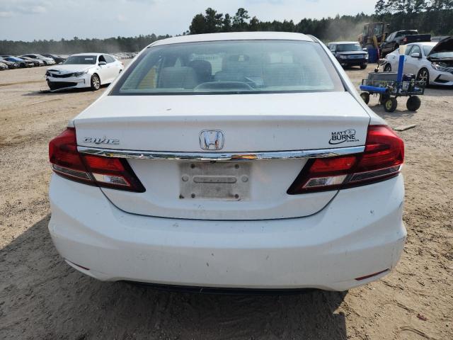 2HGFB2F59DH544180 - 2013 HONDA CIVIC LX WHITE photo 6