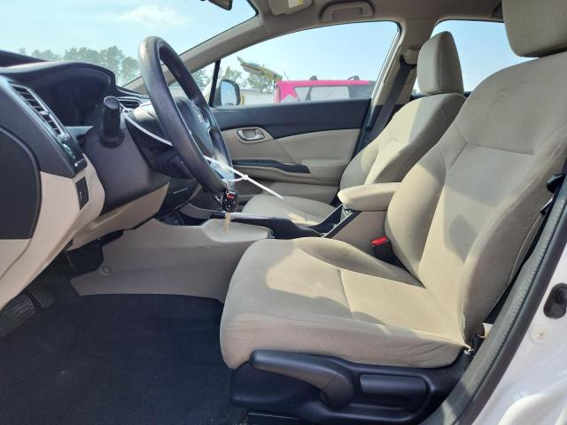 2HGFB2F59DH544180 - 2013 HONDA CIVIC LX WHITE photo 7