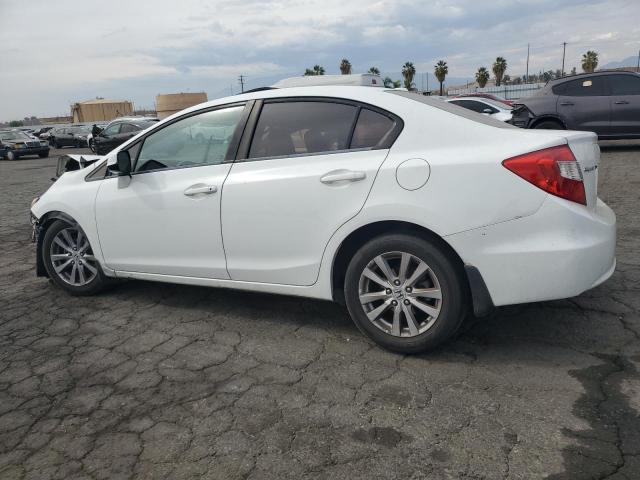 2HGFB2F99CH504988 - 2012 HONDA CIVIC EXL WHITE photo 2