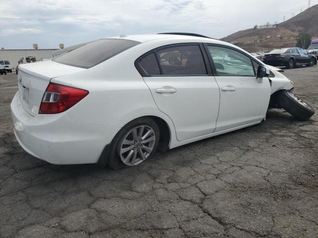 2HGFB2F99CH504988 - 2012 HONDA CIVIC EXL WHITE photo 3