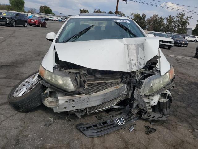 2HGFB2F99CH504988 - 2012 HONDA CIVIC EXL WHITE photo 5
